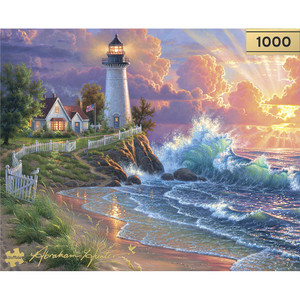 Abraham Hunter Buffalo Gold: Light of Hope 1000 Piece Puzzle