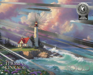 Ceaco Thomas Kinkade Silver Select Windswept Cove 1000 Piece Puzzle