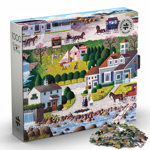 Charles Wysocki - Cricket Hawk Habor - Siver Select 1000 Piece Jigsaw Puzzle