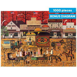 Charles Wysocki: Smooth Talker 1000 Piece Puzzle