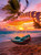 blanc - MALDIVES SUNSET 300 Piece Puzzle blanc - MALDIVES SUNSET 300 Piece Puzzle