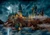 Ceaco 500 Piece Thomas Kinkade Hogwarts Castle puzzle for Adults, Silver Select