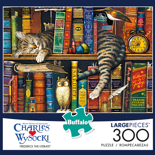 Charles Wysocki Frederick The Literate 300 Large Piece Jigsaw Puzzle