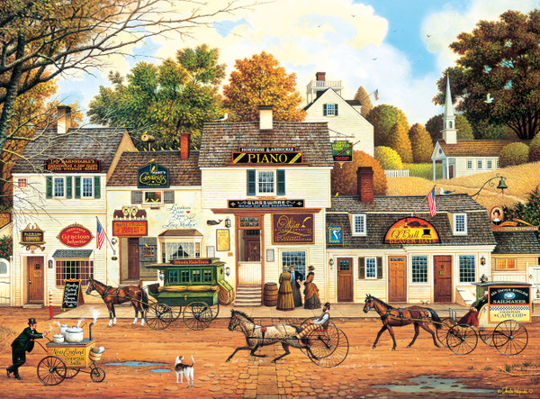 Charles Wysocki - Olde Cape Cod - Silver Select: Giftable Box With Silver Foil Accents