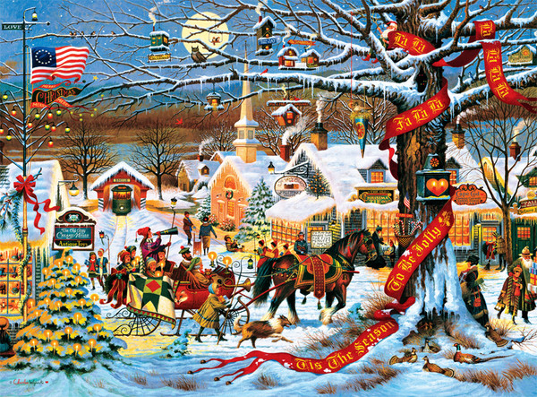 Charles Wysocki: Holiday Small Town Christmas