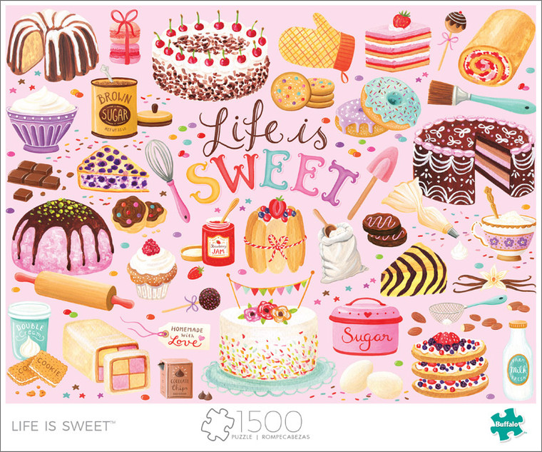 Art of Play Life Is Sweet 1500 Piece Jigsaw Puzzle Front