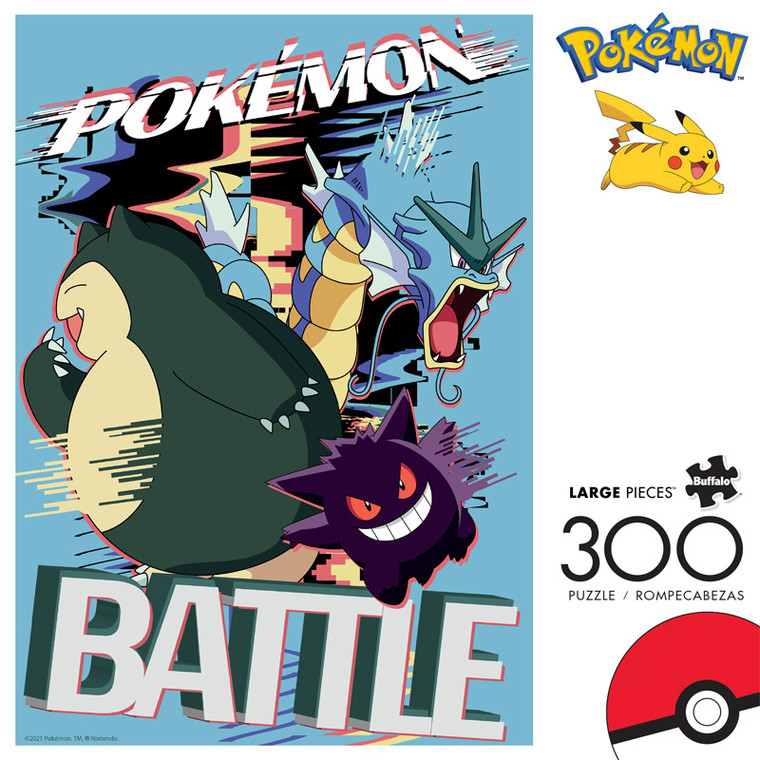 Pokémon Battle Distortion 300 Large Piece Jigsaw Puzzle Front