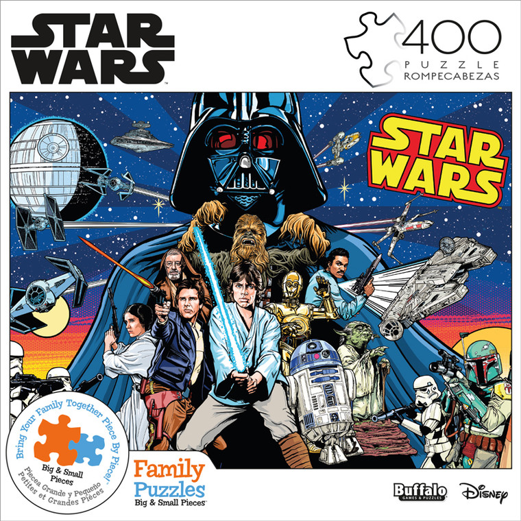 Star Wars™ Comic Pinball Art 400 Piece Family Jigsaw Puzzle Front