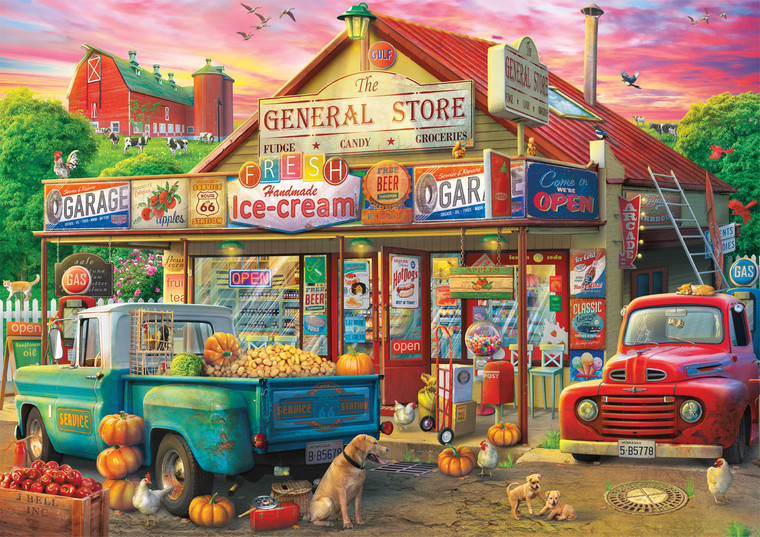 AMERICANA: Country Store 500 Piece Puzzle