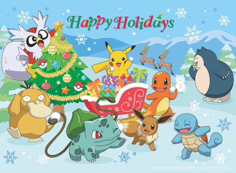 Pokemon: Happy Holidays 100 Piece Puzzle