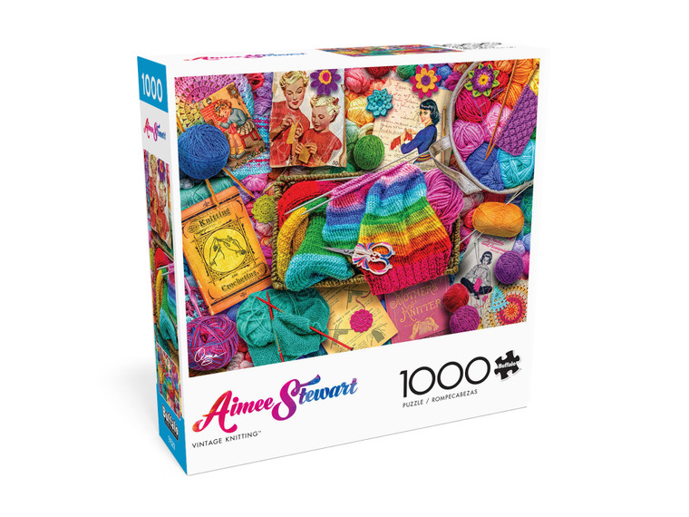 Aimee Stewart Vintage Knitting 1000 Piece Puzzle