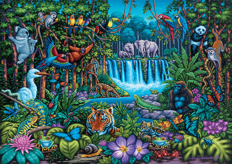 Dowdle: Wild Jungle 300 Piece Puzzle