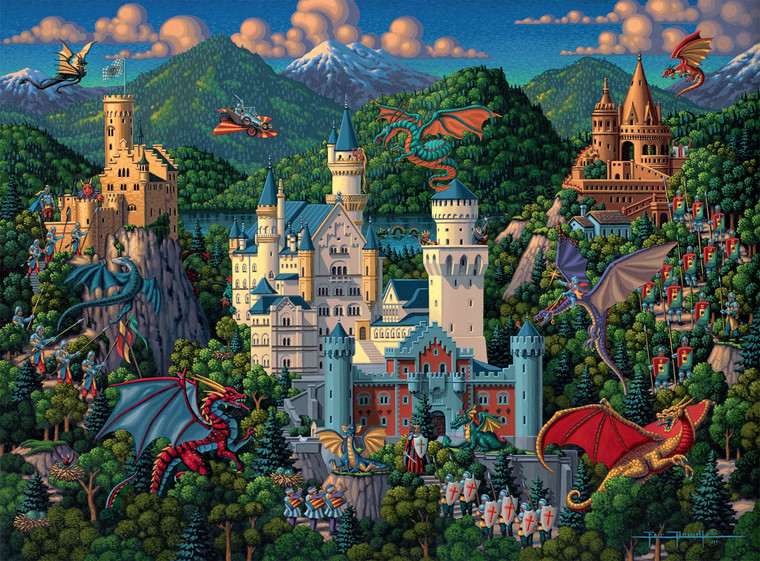 Dowdle: Imaginary Dragons 1000 Piece Puzzle
