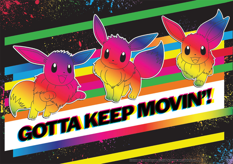 Pokemon - Gotta Keep Movin' 300 Piece Puzzle