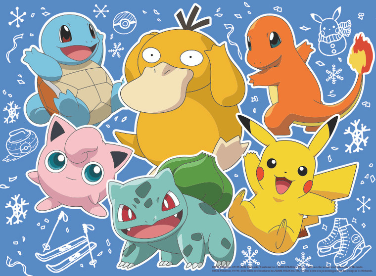 Pokemon - Kanto Holiday 100 Piece Puzzle