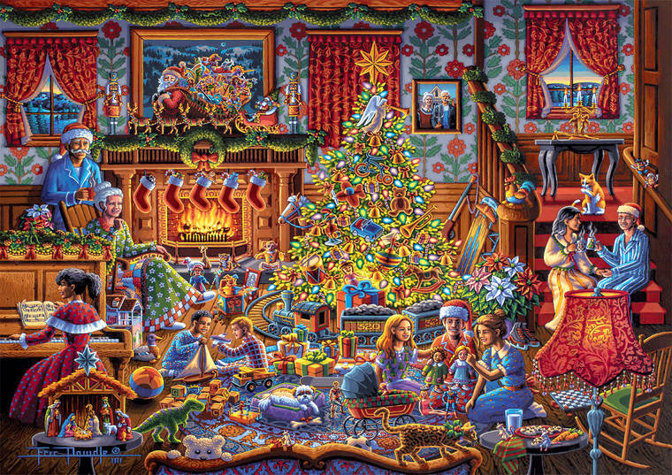 Eric Dowdle: Christmas Morning 300 Piece Puzzle