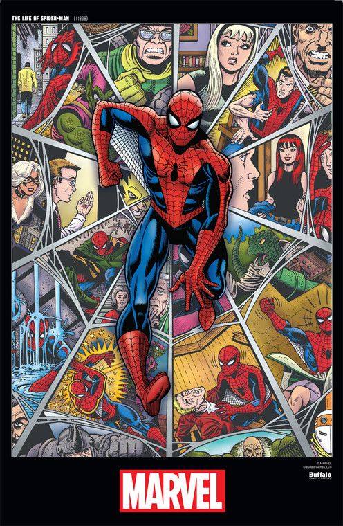 Marvel: The Life of Spider-Man 1000 Piece Puzzle