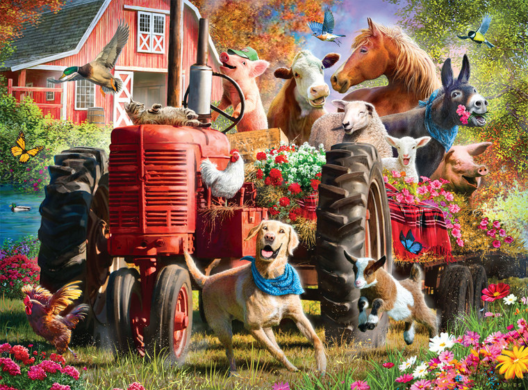 Country Life: Fun Times at the Farm 1000 Piece Puzzle