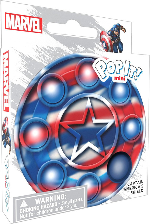 Pop It! Mini - Marvel Captain America Bubble Popping Game