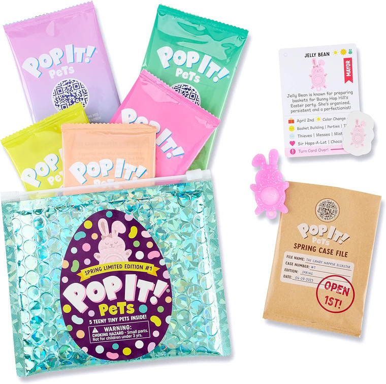 Pop It! Pets Spring Limited Edition - Mystery Bag Collectables Fidget and Sensory Toy