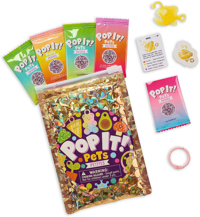 Pop It! Petites - Season 2 - Mini Sensory Fidget Toy - Collectible Pets