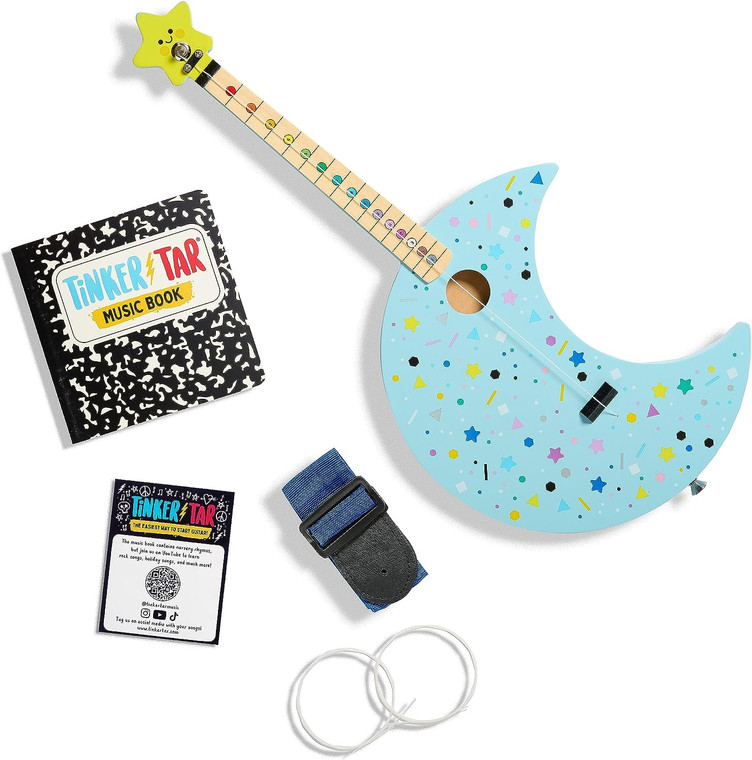 Tinkertar  - Moon Guitar - 1 Stringed Guitar for Kids: Intro to Music
