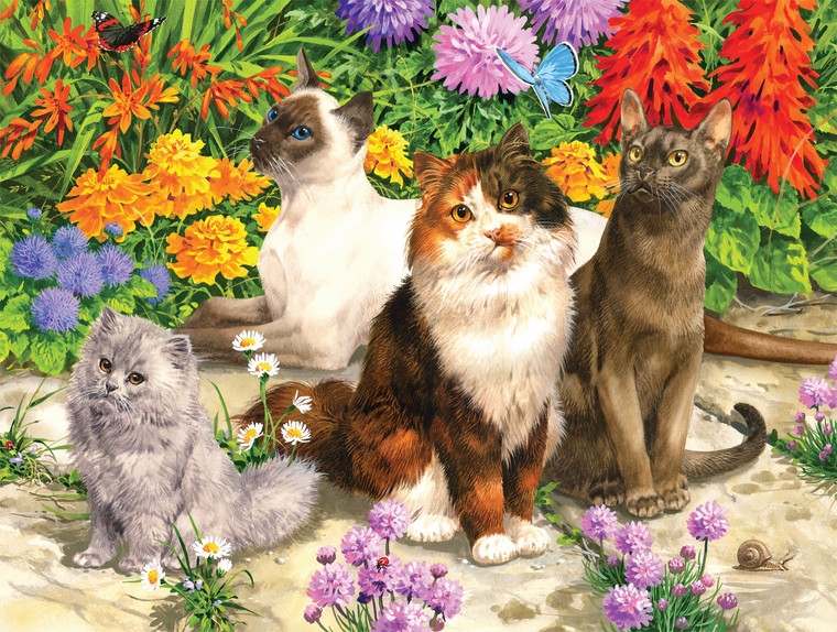 Cats: Cat Flora 750 Piece Puzzle