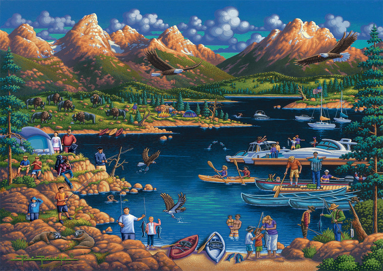 Dowdle: Grand Teton 300 Piece Puzzle