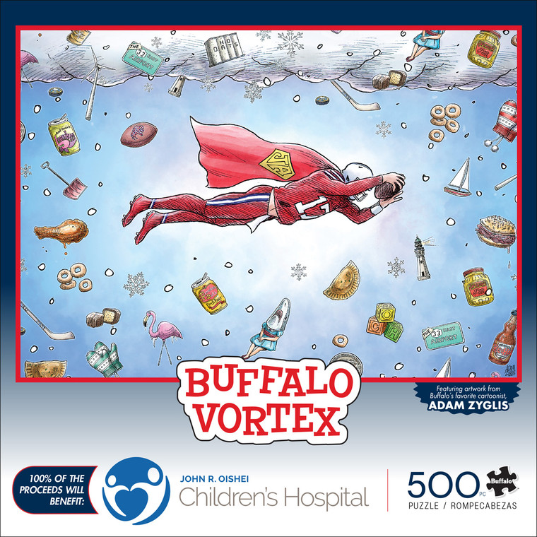 Buffalo Vortex Oshei Charity Puzzle - 500-Piece