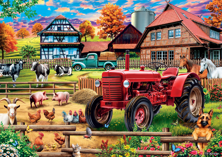 Country Life: European Countryside 500 Piece Puzzle