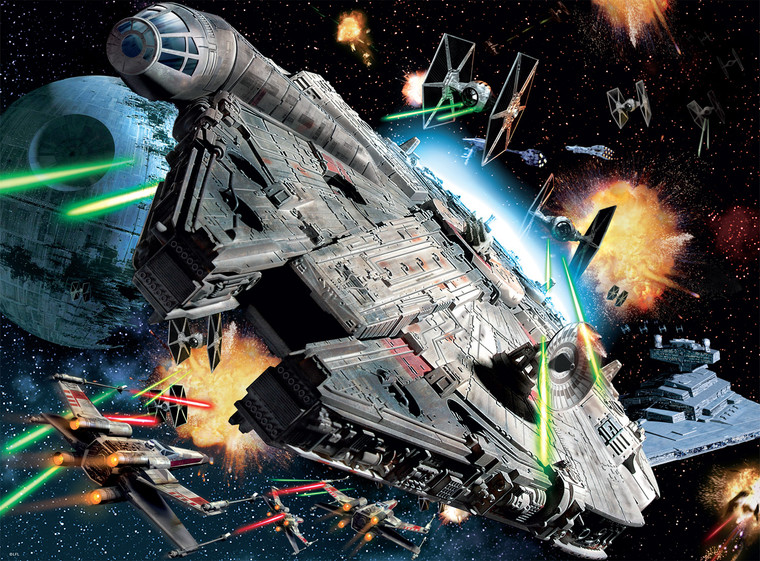 Star Wars - Punch It! 1000 Piece Puzzle