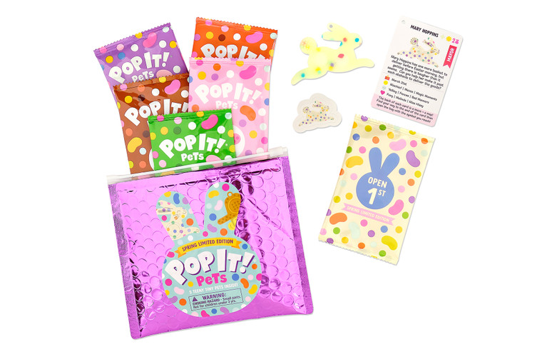 Spring Limited Edition Pop It! Pets - Season 2: Collectible Mystery Pets | 5 Exclusive Pets in Special Edition Pouch | 17 Total Surprises