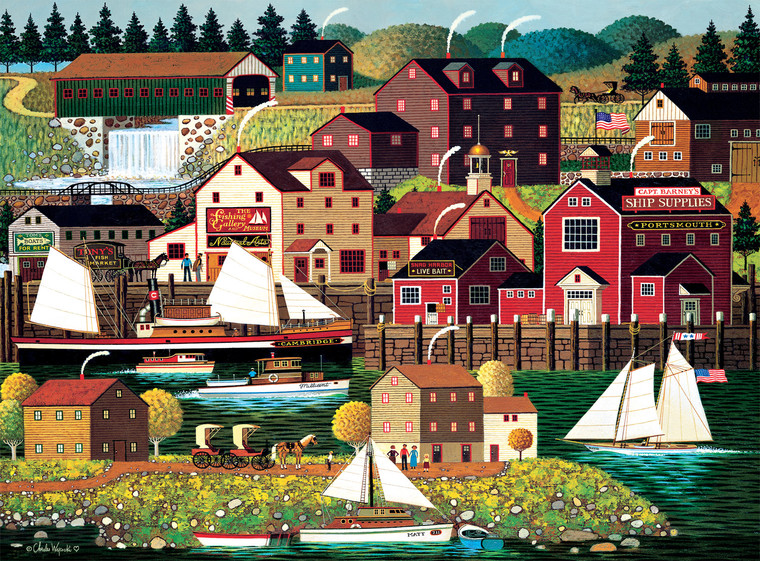 Charles Wysocki: The Cambridge 1000 Piece Puzzle