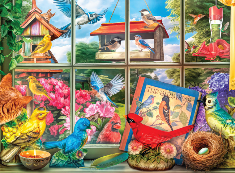 Lars Stewart:  Birdwatching Fun 1000 Piece Puzzle