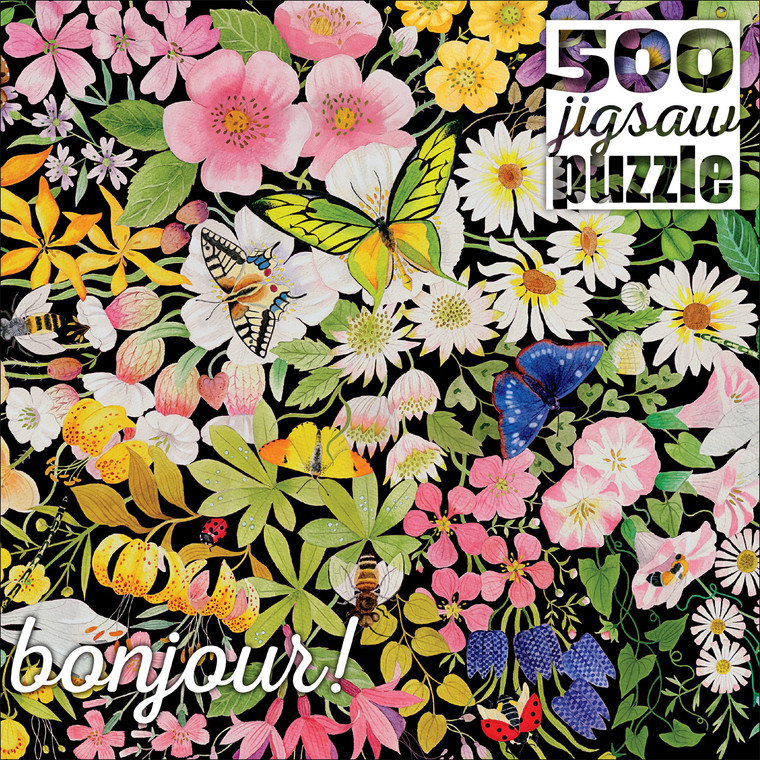 Bonjour: Night Blossoms 500 Piece Puzzle