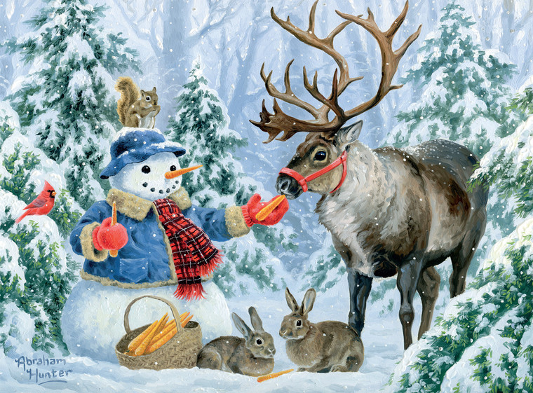 Abraham Hunter: Christmas Friends II 1000 Piece Puzzle