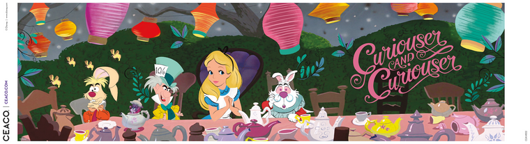 Ceaco Panoramics - Disney - Alice in Wonderland, Tea Party  750 Piece Puzzle