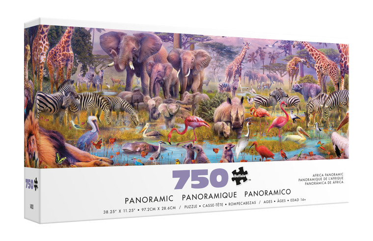 Africa Panoramic 750 Piece Panoramic Puzzle