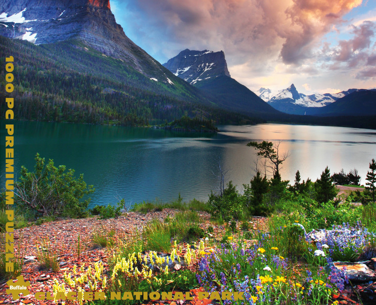 Buffalo Gold: Glacier National Park 1000 Piece Puzzle