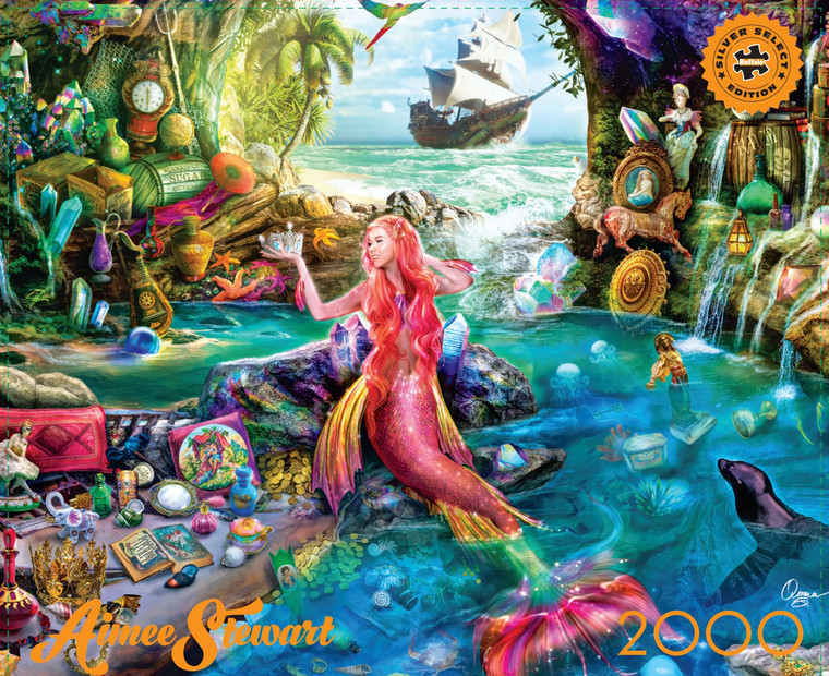 Silver Select: Aimee Stewart A Mermaid's Treasure 2000 Piece Jigsaw Puzzle