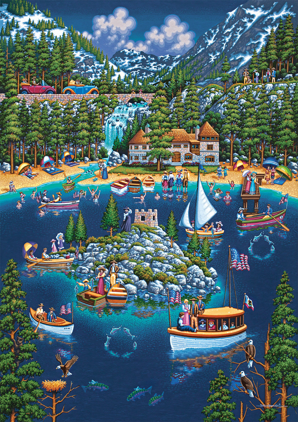 Eric Dowdle Lake Tahoe 300 Piece Puzzle