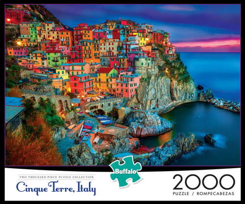 1000 Pcs Jigsaw Puzzle Buffalo Games Vivid Collection Cinque Terre Pretty for sale online