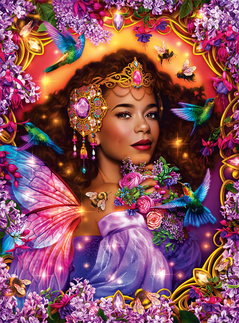 Flights of Fantasy Summer Queen Glitter Edition 1000 Piece Jigsaw