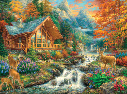 Chuck Pinson Alpine Serenity 1000 Piece Jigsaw Puzzle