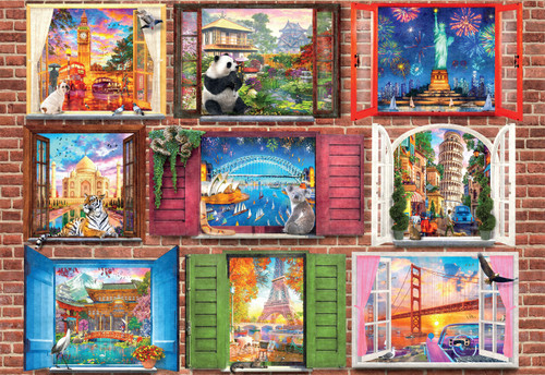 Art of Play: Windows Open to the World 1500 Piece Jigsaw Puzzle