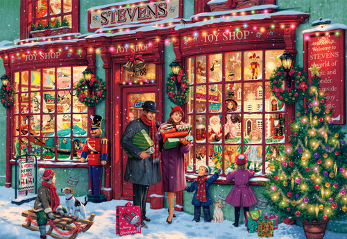 Christmas クリスマスイブ　TOY SHOPオブジェ　オルゴール 079346020799_puzzle_1500__8670