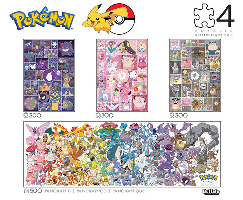 Buy Pokemon 4 x 100 Piece Jigsaw Puzzle, Jigsaws and puzzles