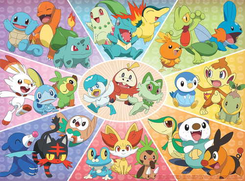 THE POKEMON WEEKLY Summer 1・2 Pokémon - Begin Your Adventure 1000 Piece Puzzle