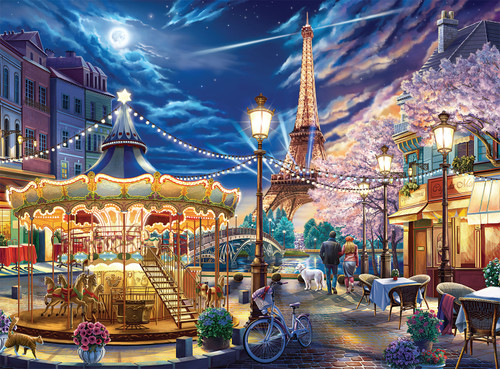 Night & Day: Dazzling Paris 1000 Piece Puzzle