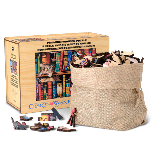 Wood Puzzle: Charles Wysocki: Frederick the Literate-Whimsy Pieces